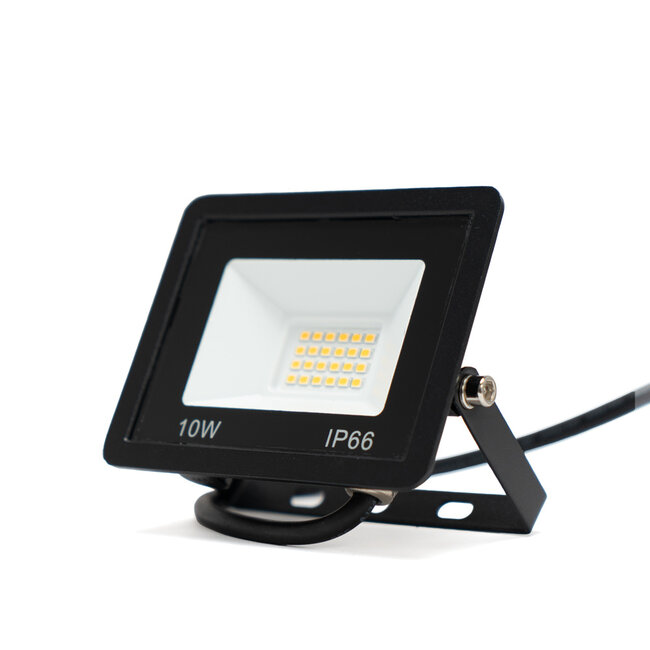 PURPL Proiettore LED | 10W | 1100 lm | 6000K Bianco Freddo | 120º | IP66 | IK08 | Nero