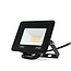 PURPL Proiettore LED | 10W | 1100 lm | 6000K Bianco Freddo | 120º | IP66 | IK08 | Nero