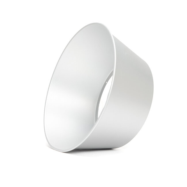 PURPL Riflettore in alluminio 90° per campane LED 200W serie G7 | ø390 mm | Altezza 175 mm