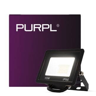 PURPL Proiettore LED | 10W | 1100 lm | 4000K | IP66 | IK08 | Nero