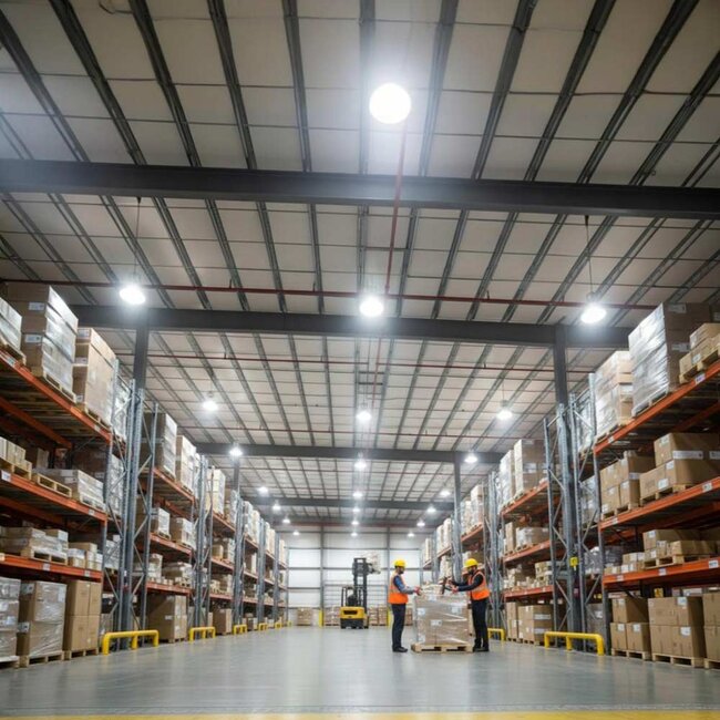 LED24 Campana LED Industriale UFO 150W - 15.000 lm - 100 lm/W - 6000K Bianco Freddo - 110° - IP65 - IK07