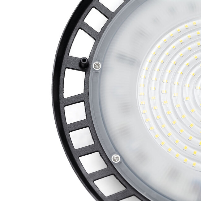 LED24 Campana LED Industriale UFO 150W - 15.000 lm - 100 lm/W - 6000K Bianco Freddo - 110° - IP65 - IK07