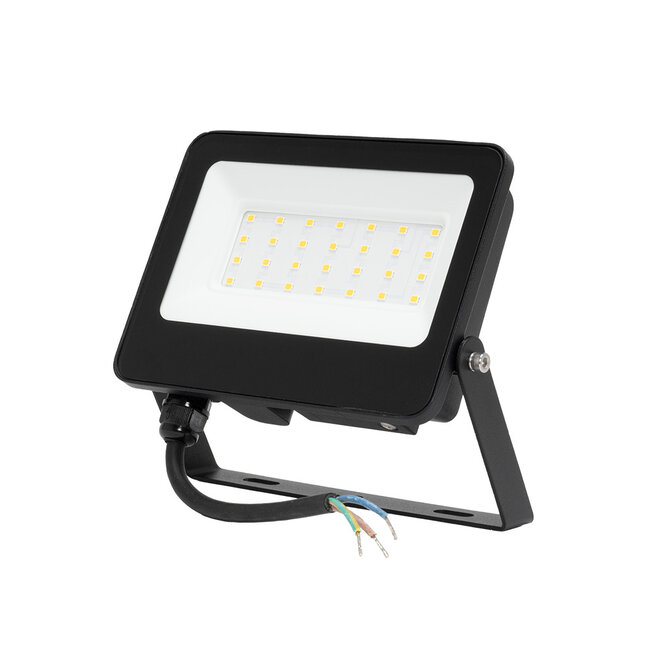 LED24 Proiettore LED | 30W | 3150 lm | 4000K Bianco Naturale | IP65 | IK06 | DOB | Nero