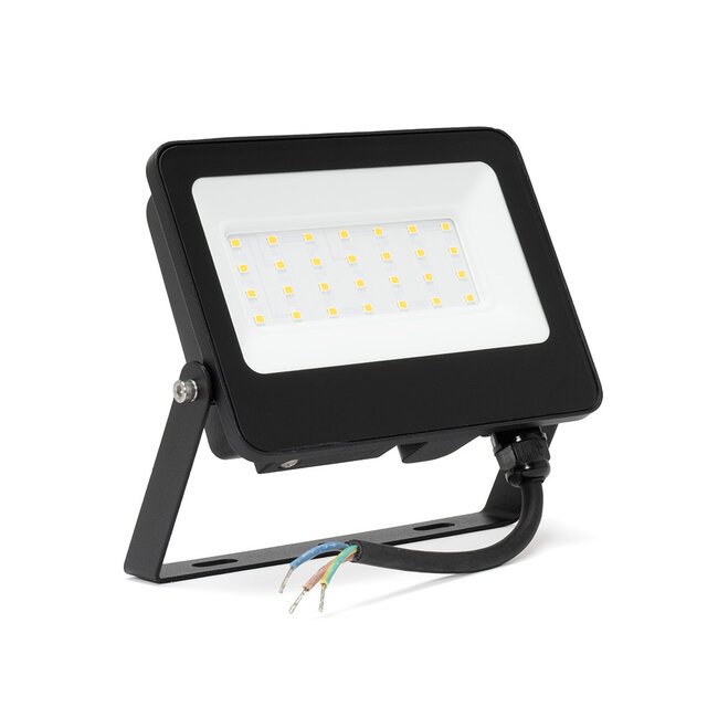 LED24 Proiettore LED | 30W | 3150 lm | 4000K Bianco Naturale | IP65 | IK06 | DOB | Nero