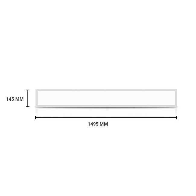 PURPL Pannello LED | 15x150 | 4000K Bianco Naturale | 30W | 3300 lm | 110 lm/W | UGR<23 | Senza sfarfallio | Edge-lit