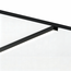 PURPL Profilo in alluminio nero da superficie per strisce LED | 1,5 m | 20x20 mm | Copertura opale | IP20 | Materiale di montaggio incluso