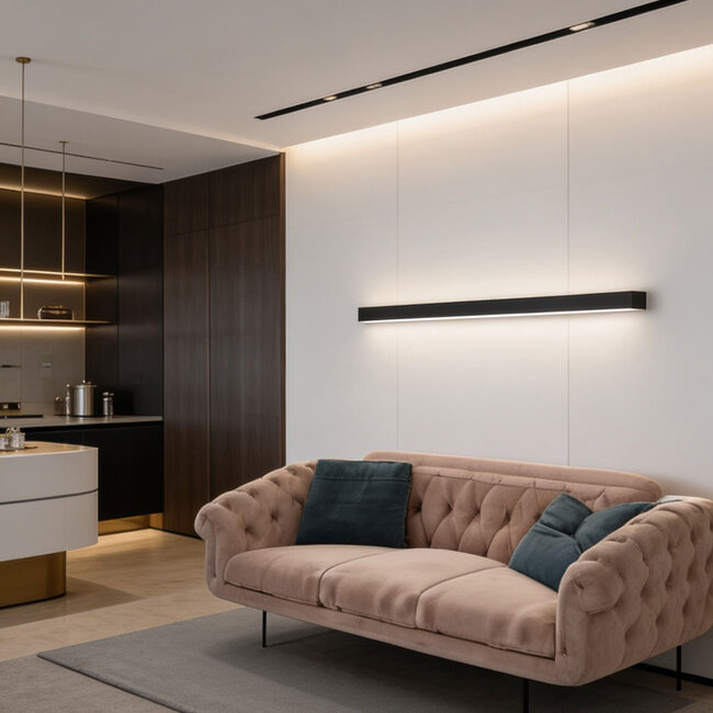 PURPL Kit di montaggio a parete per lampada lineare LED
