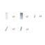 PURPL Kit di montaggio a parete per lampada lineare LED