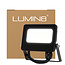 LED24 Proiettore LED | 10W | 1050 lm | 4000K Bianco Naturale | IP65 | IK06 | DOB | Nero