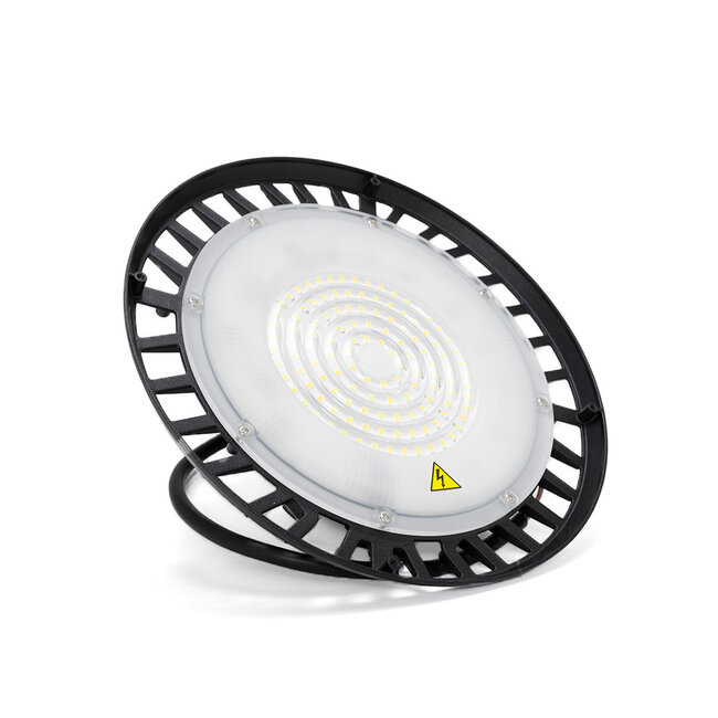 LED24 Campana LED Industriale UFO 100W - 10.000 lm - 100 lm/W - 4000K Bianco Naturale - 110° - IP65 - IK07
