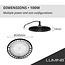 LED24 Campana LED Industriale UFO 100W - 10.000 lm - 100 lm/W - 4000K Bianco Naturale - 110° - IP65 - IK07