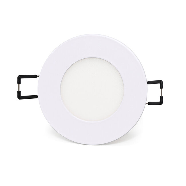 PURPL Faretto Downlight LED Incasso Tondo - 3W - ø90mm - 3000K Bianco Caldo - 260 lm - IP20 - Bianco