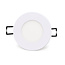 PURPL Faretto Downlight LED Incasso Tondo - 3W - ø90mm - 3000K Bianco Caldo - 260 lm - IP20 - Bianco