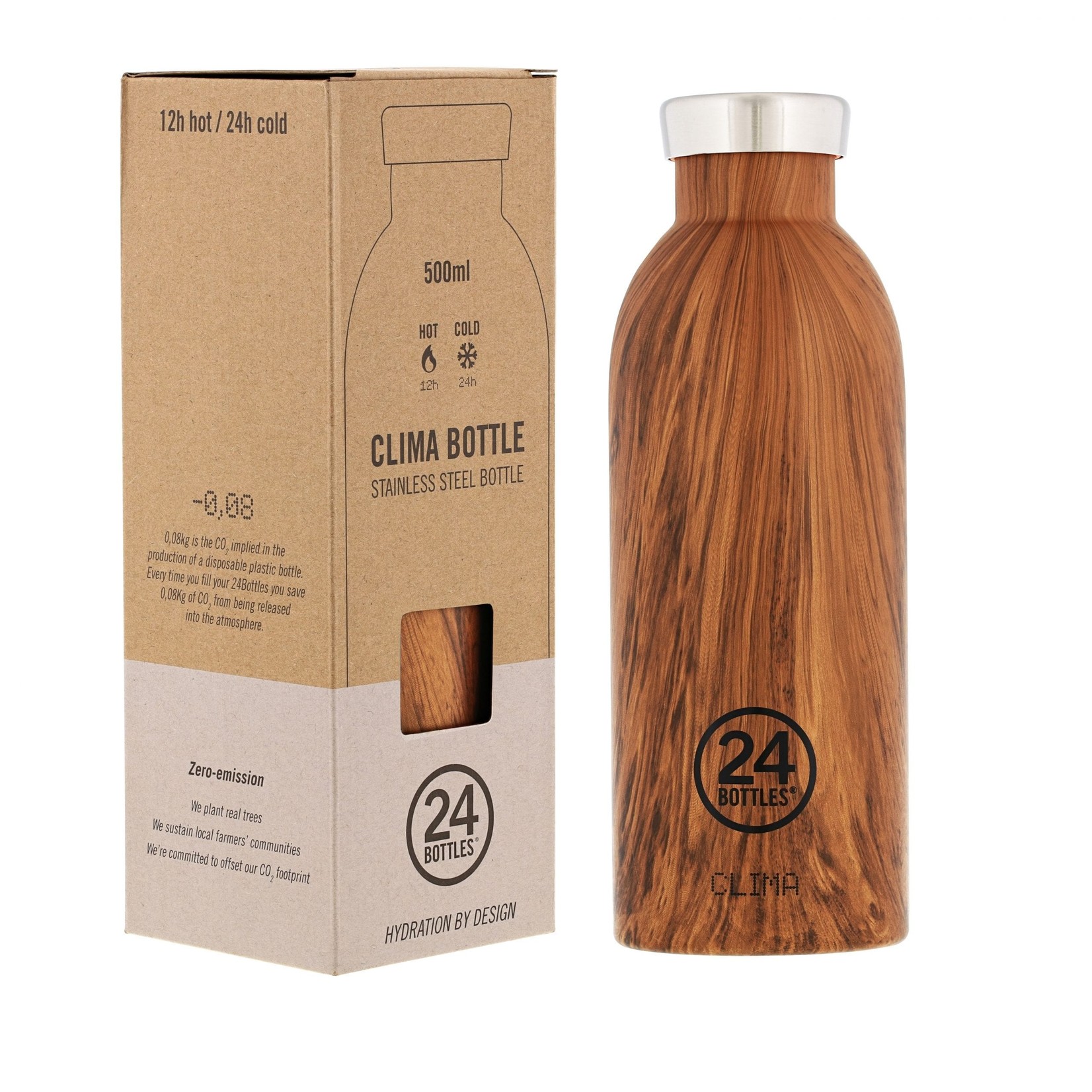 24Bottles 24Bottles - Sequoia Wood 500ml