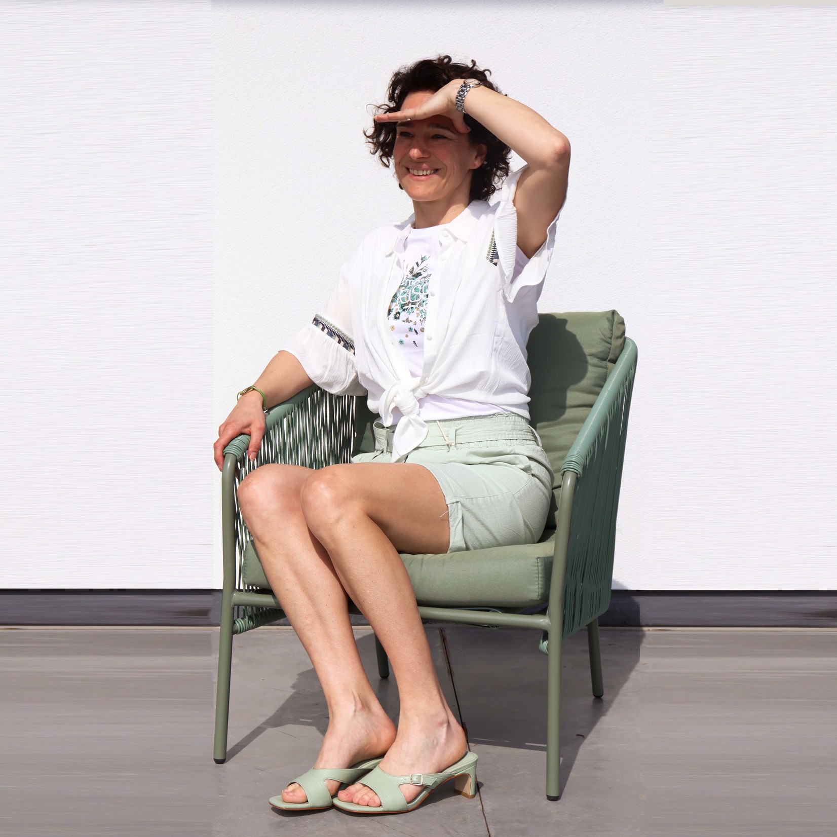 Yest Yest - Idylle Blouse met halflange mouw