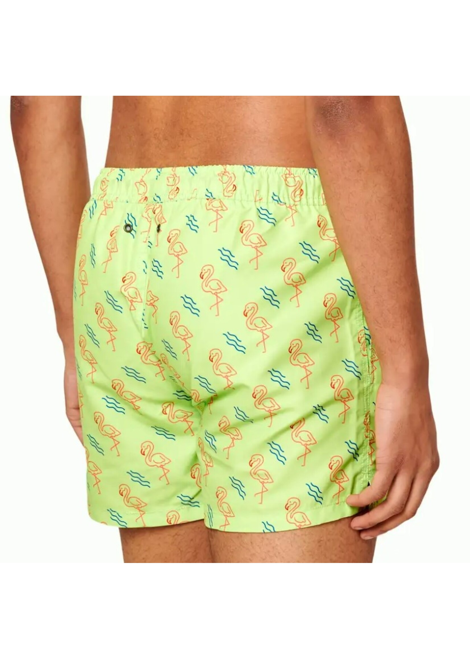 Happy Socks Happy Socks - Zwemshort met flamingoprint