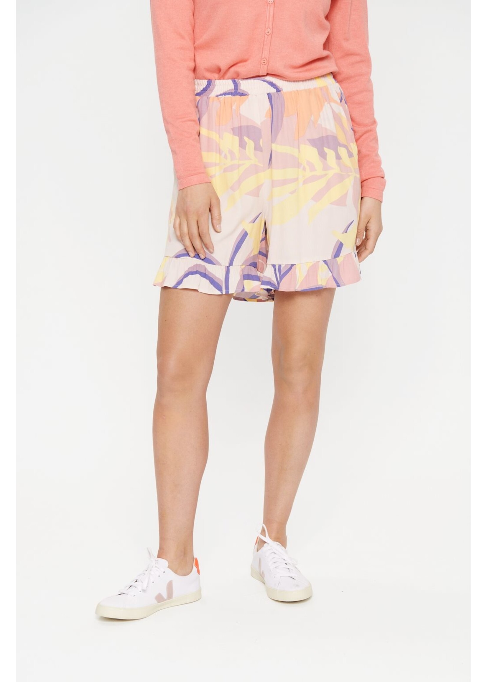 Saint Tropez Saint Tropez - Melina loose-fit short met print