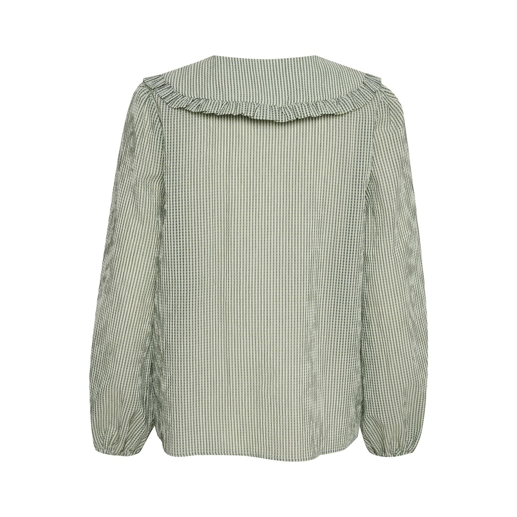 Saint Tropez Saint Tropez - Perri blouse met kraag  - Loden Forest