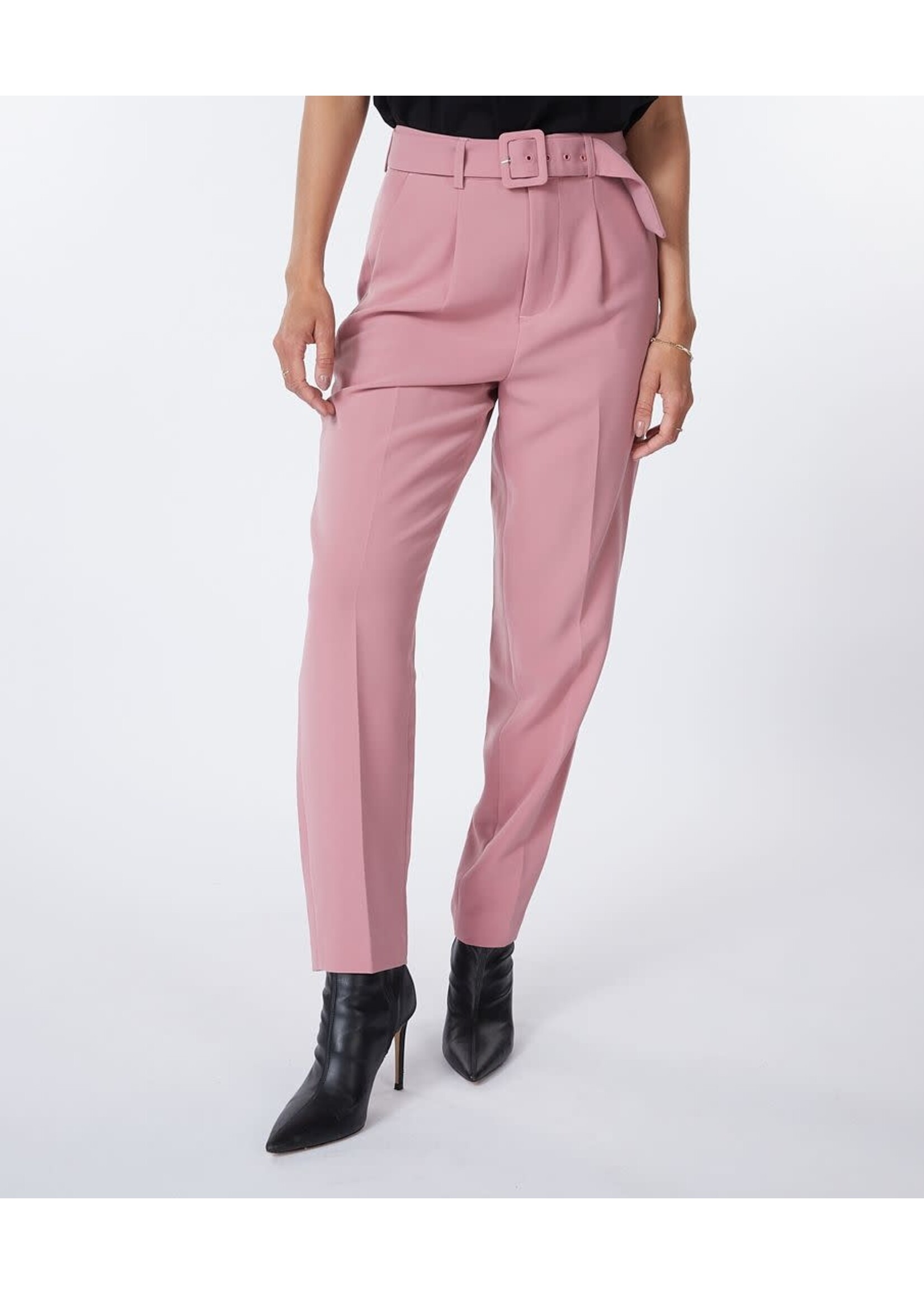 Esqualo Esqualo - High-waist broek - Roze