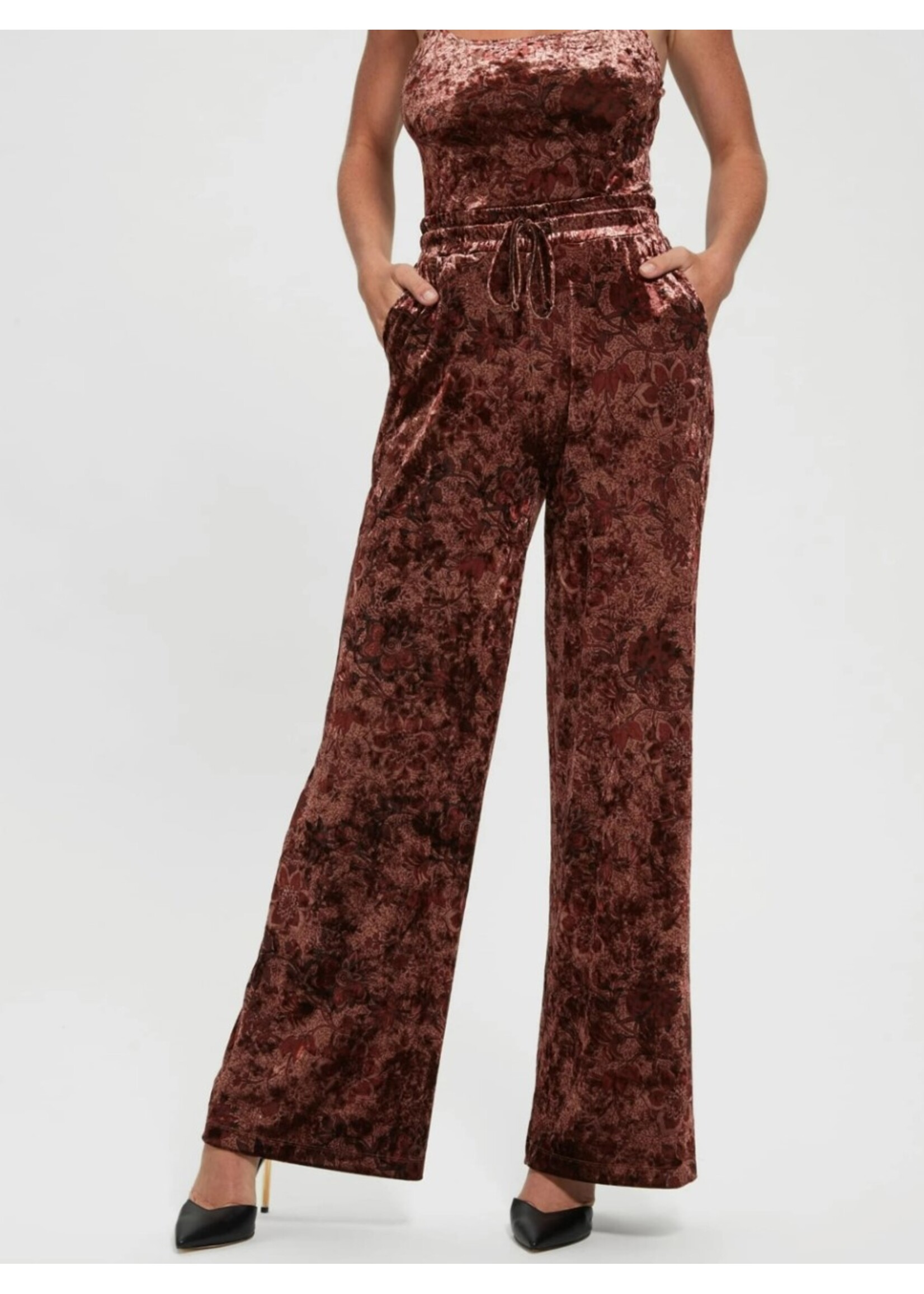 Guess Guess - Jade fluweel broek - Red/Floral