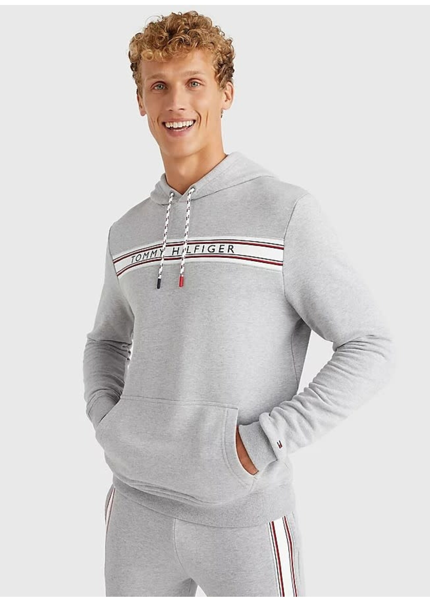 Tommy Hilfiger Tommy Hilfiger - Hoodie met logo en strepen