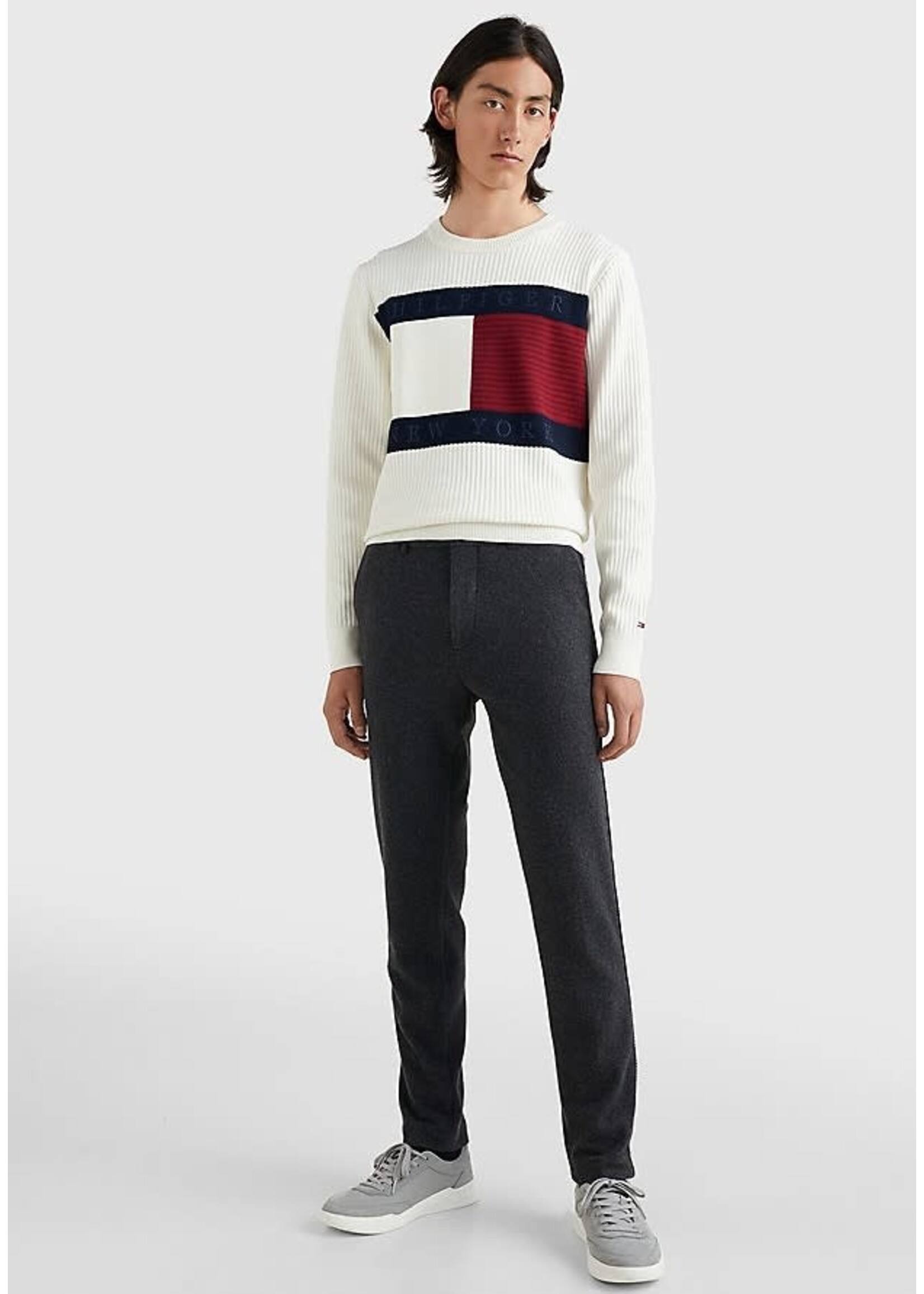 Tommy Hilfiger Tommy Hilfiger - Trui met tricot vlag