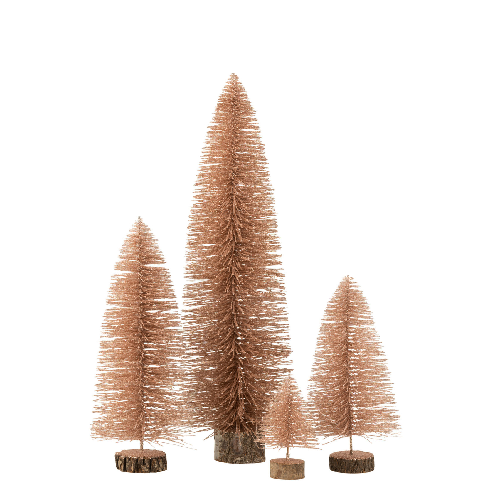 J-LINE J-LINE - Kerstboom glitter - Rosé