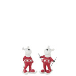 J-LINE J-LINE - Set Rendier Ski  - Wit/Rood