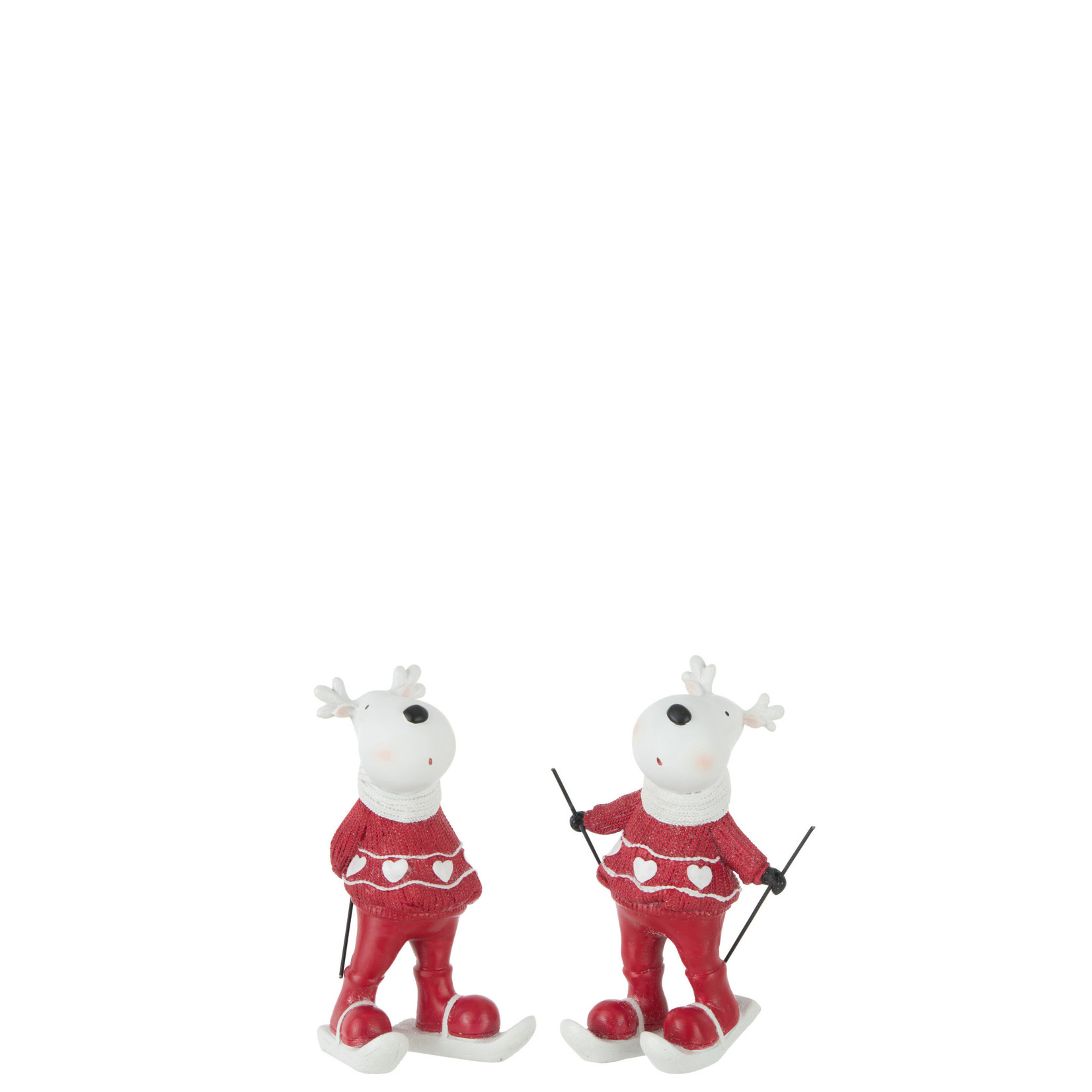 J-LINE J-LINE - Set Rendier Ski - Wit/Rood