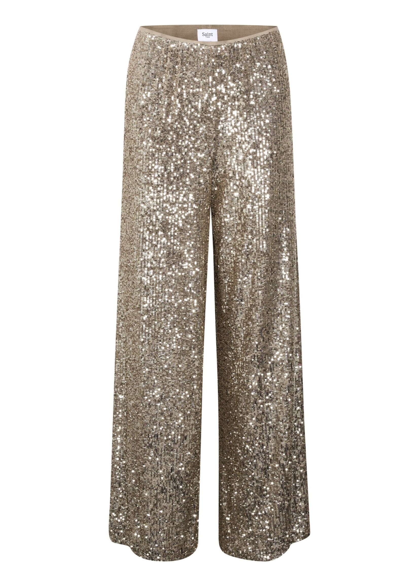 Saint Tropez Saint-Tropez - Reyana Broek - Taupe/Glitter