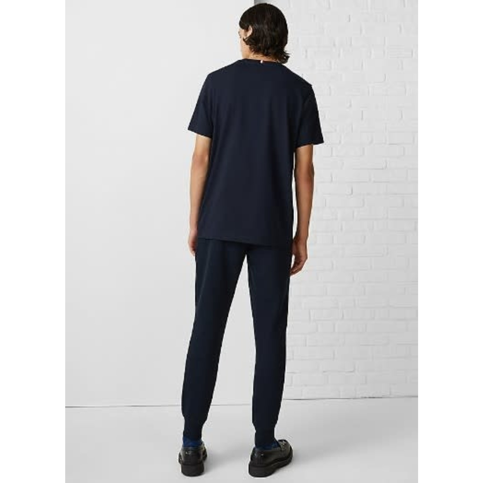 Tommy Hilfiger Tommy Hilfiger - T-shirt met geborduurd logo - Donkerblauw