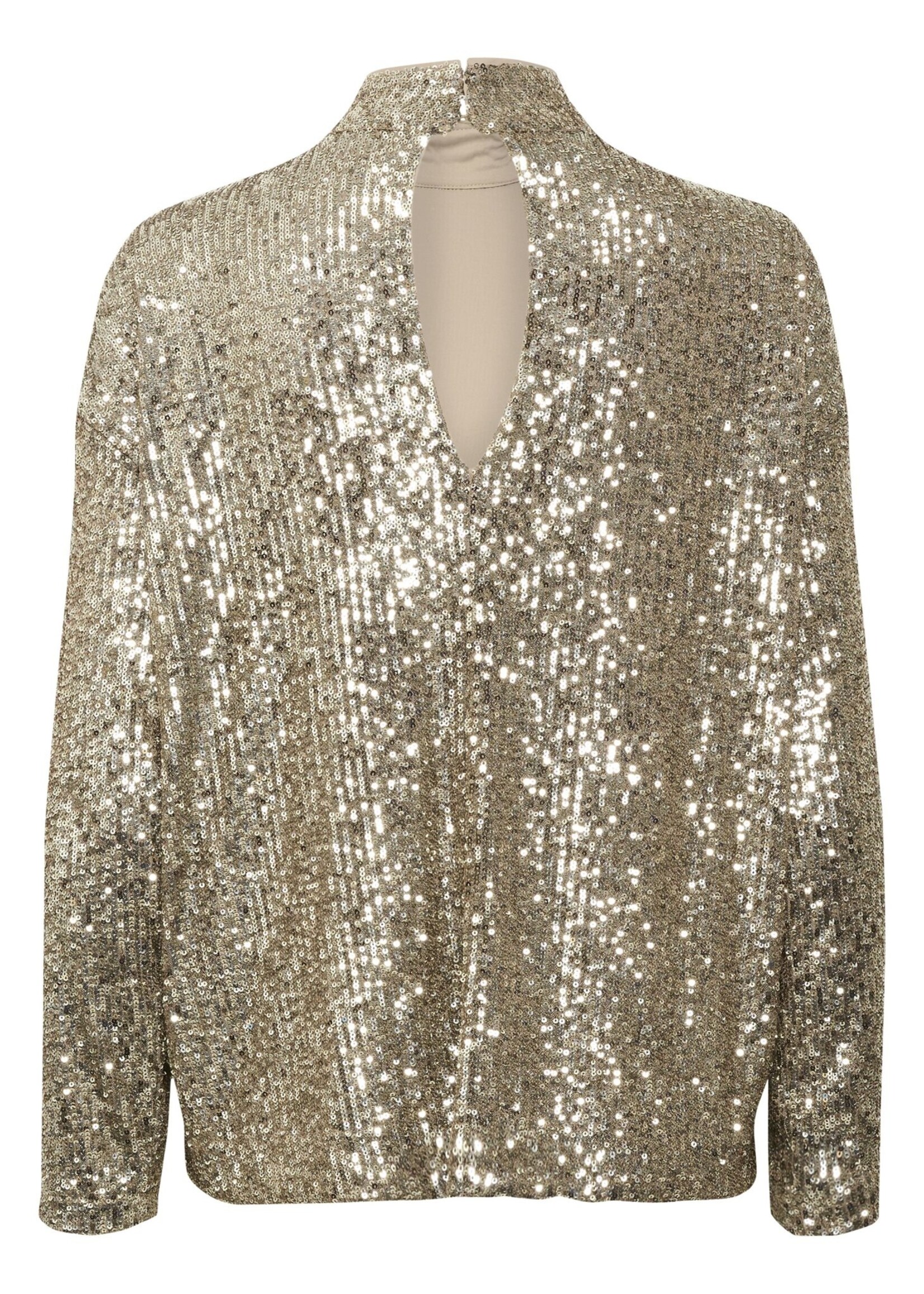 Saint Tropez Saint-Tropez - Reyana glitter blouse - Goud