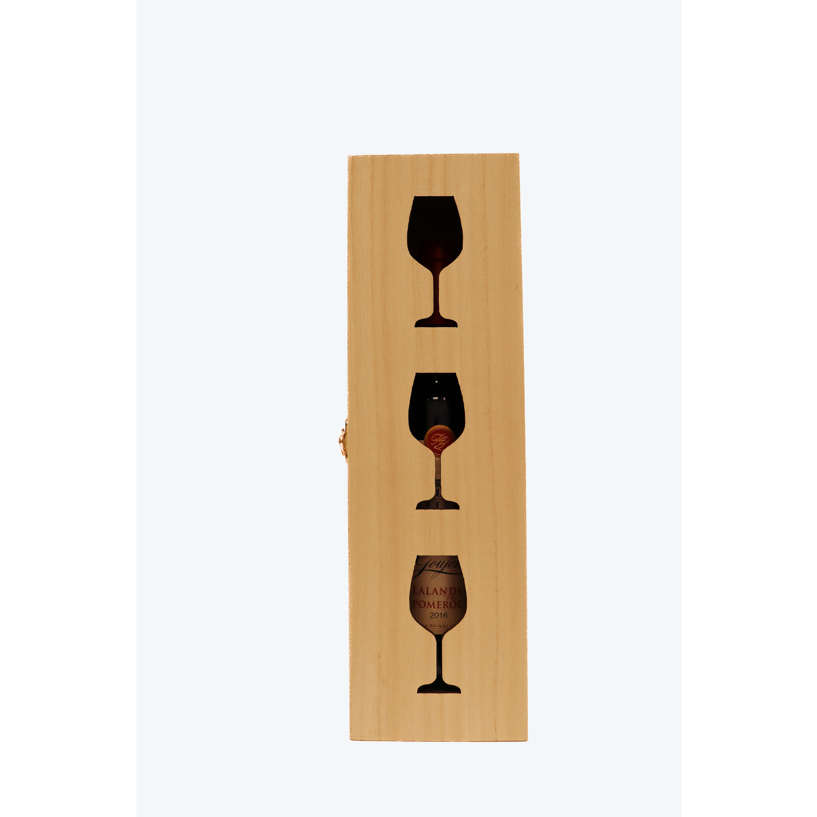 Giftset wijn - Haut-Goujon x Wijnkist glas