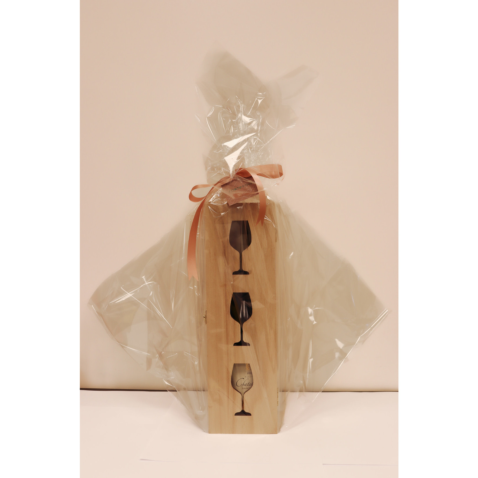 Giftset wijn - Domaine Chatelain x Wijnkist glas