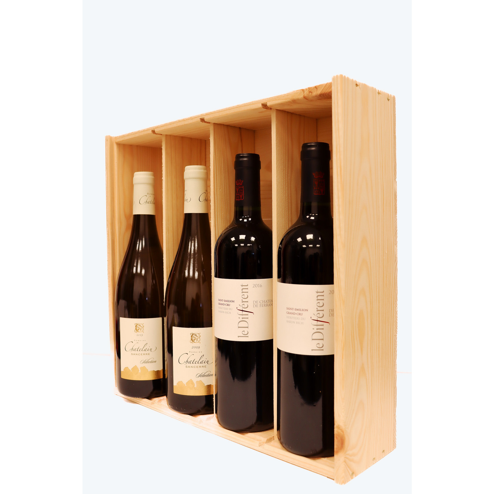 Giftset wijn - Le Different x Domaine Chatelain x Geschenkverpakking