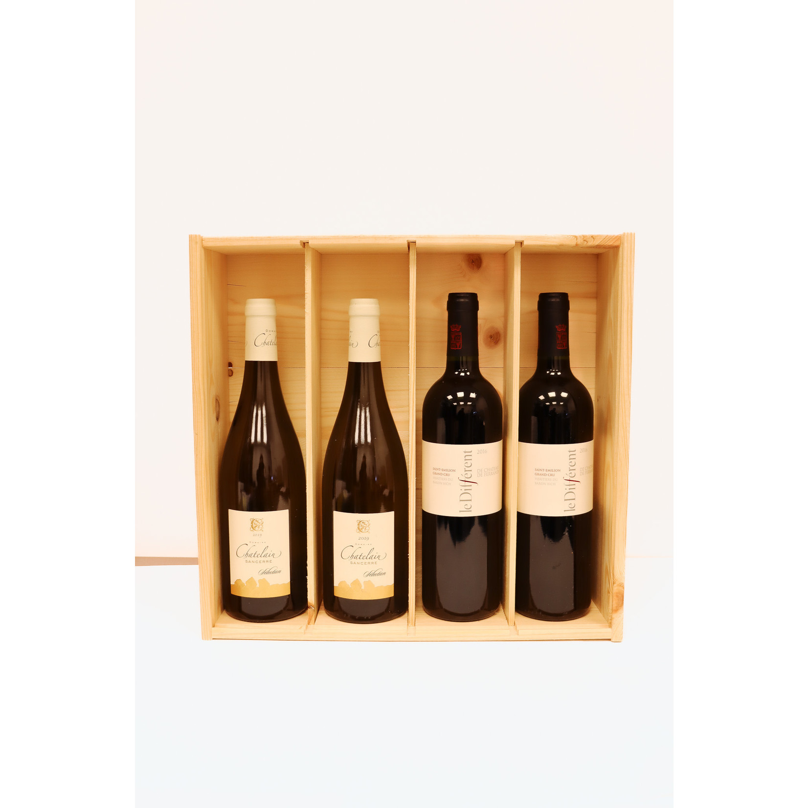 Giftset wijn - Le Different x Domaine Chatelain x Geschenkverpakking