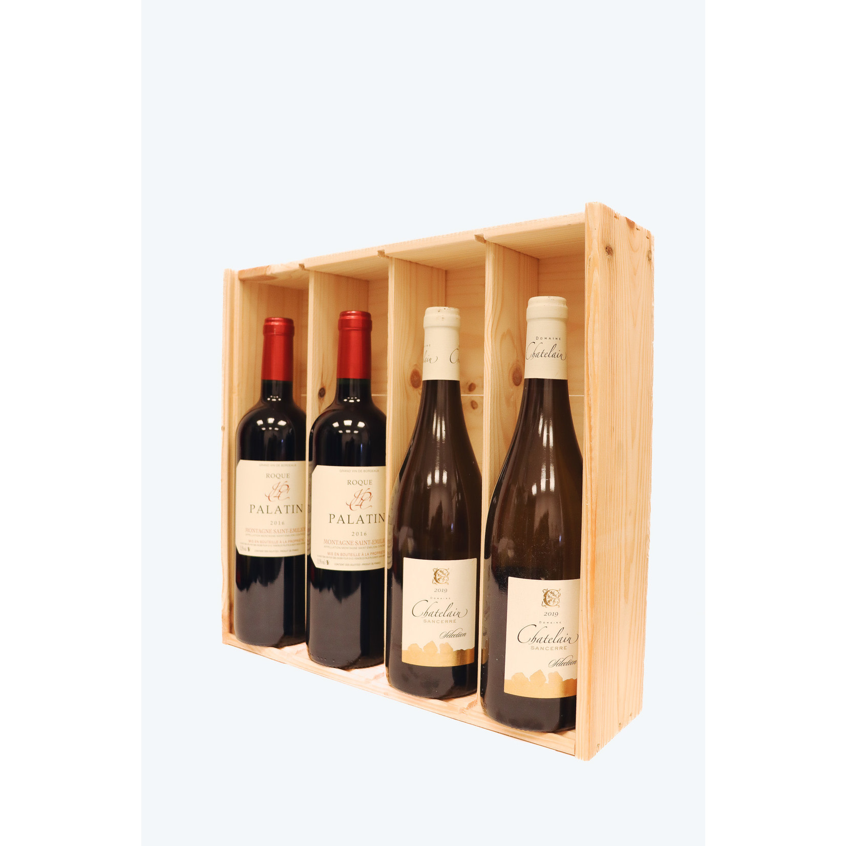 Giftset wijn - Roque Palatin x Domaine Chatelain x Geschenkverpakking