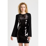 Twinset Actitude Actitude  - Jurk met pailletten - Zwart