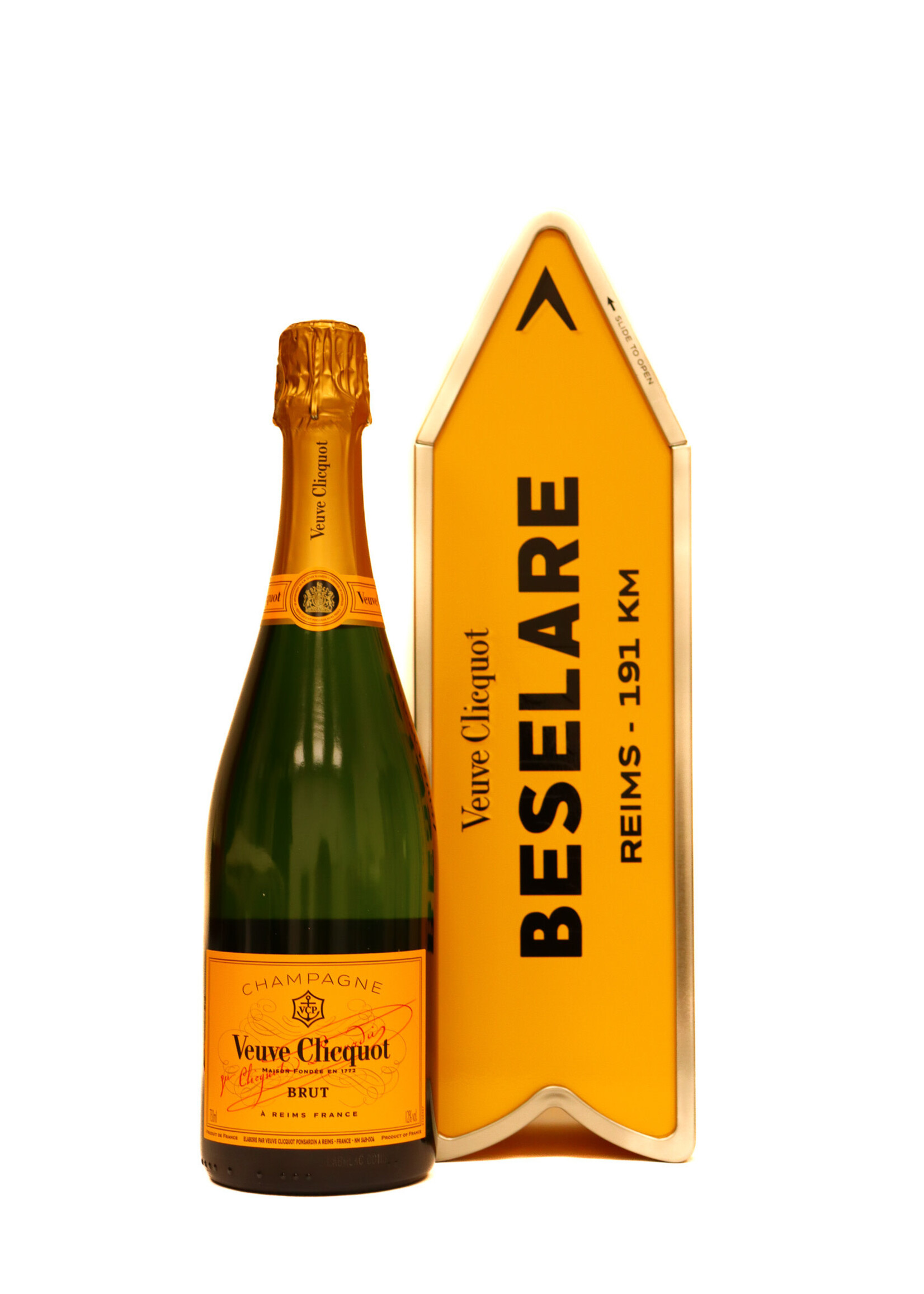 Veuve Clicquot Yellow Label Arrow 'Beselare' 75cl - Fortyfour