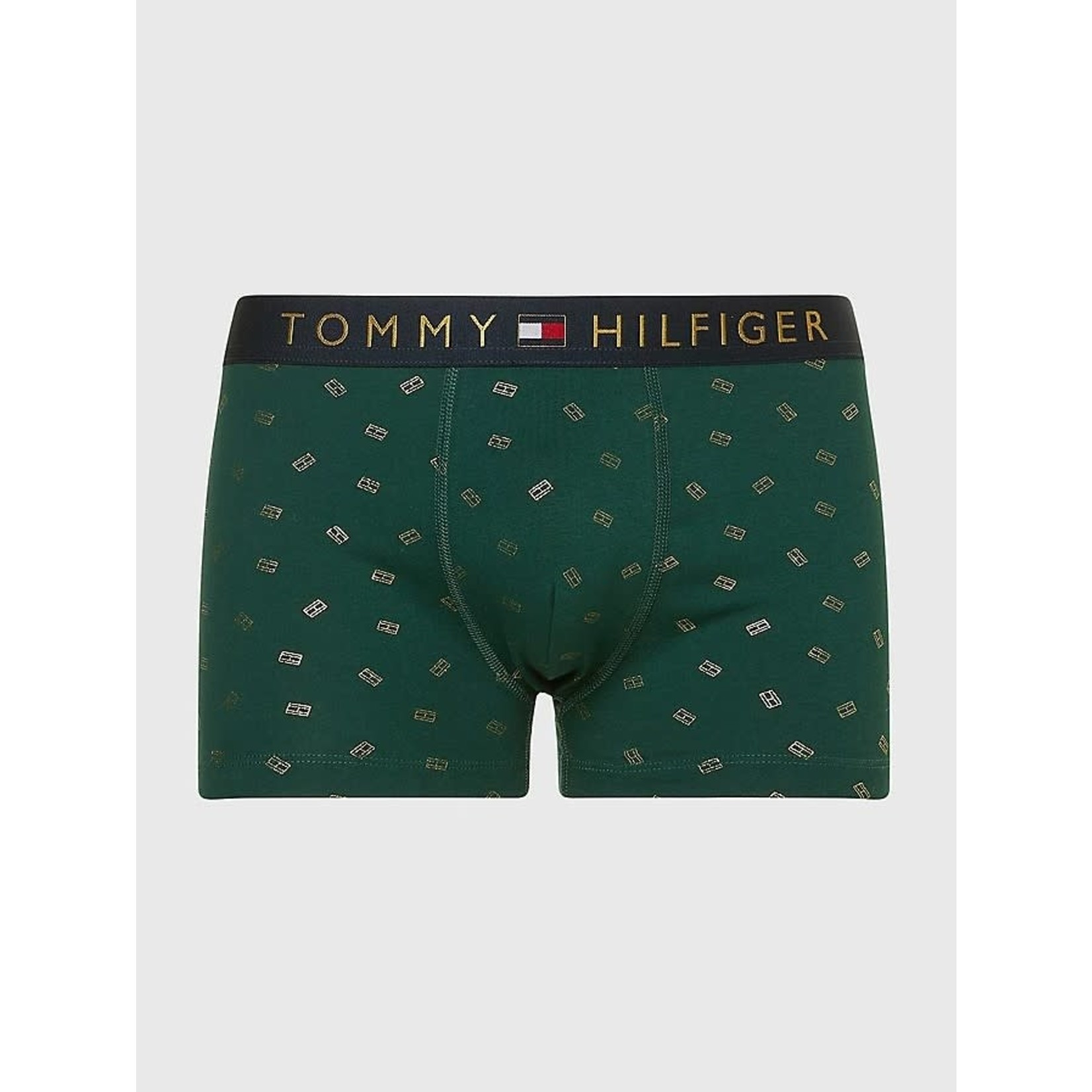 Tommy Hilfiger Tommy Hilfiger - Cadeauset boxershort en sokken - Donkergroen/Vlagjes