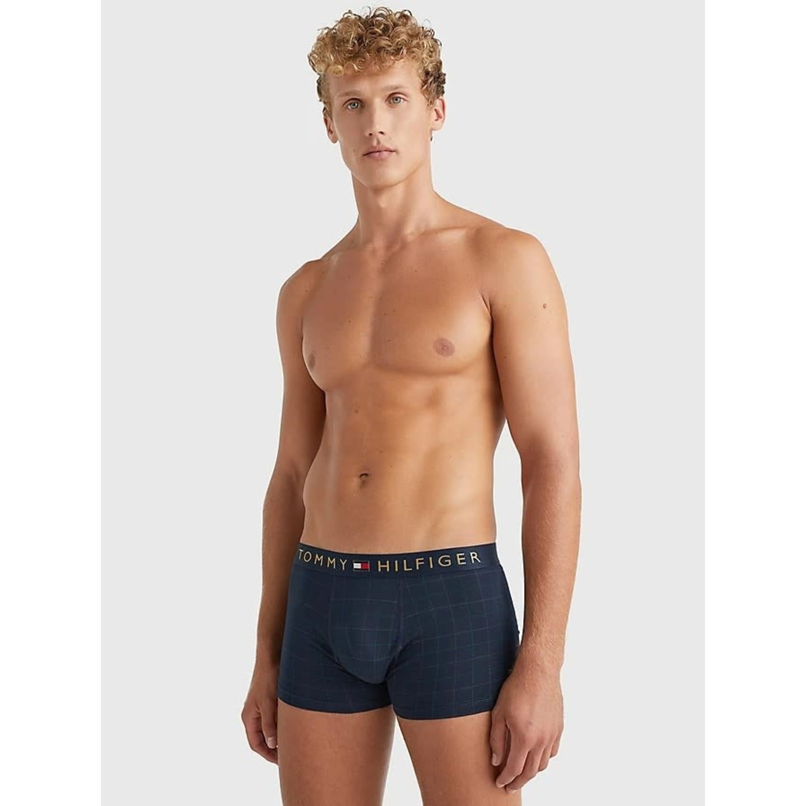 Tommy Hilfiger Tommy Hilfiger - Cadeauset boxershort en sokken - Donkerblauw/Geruit