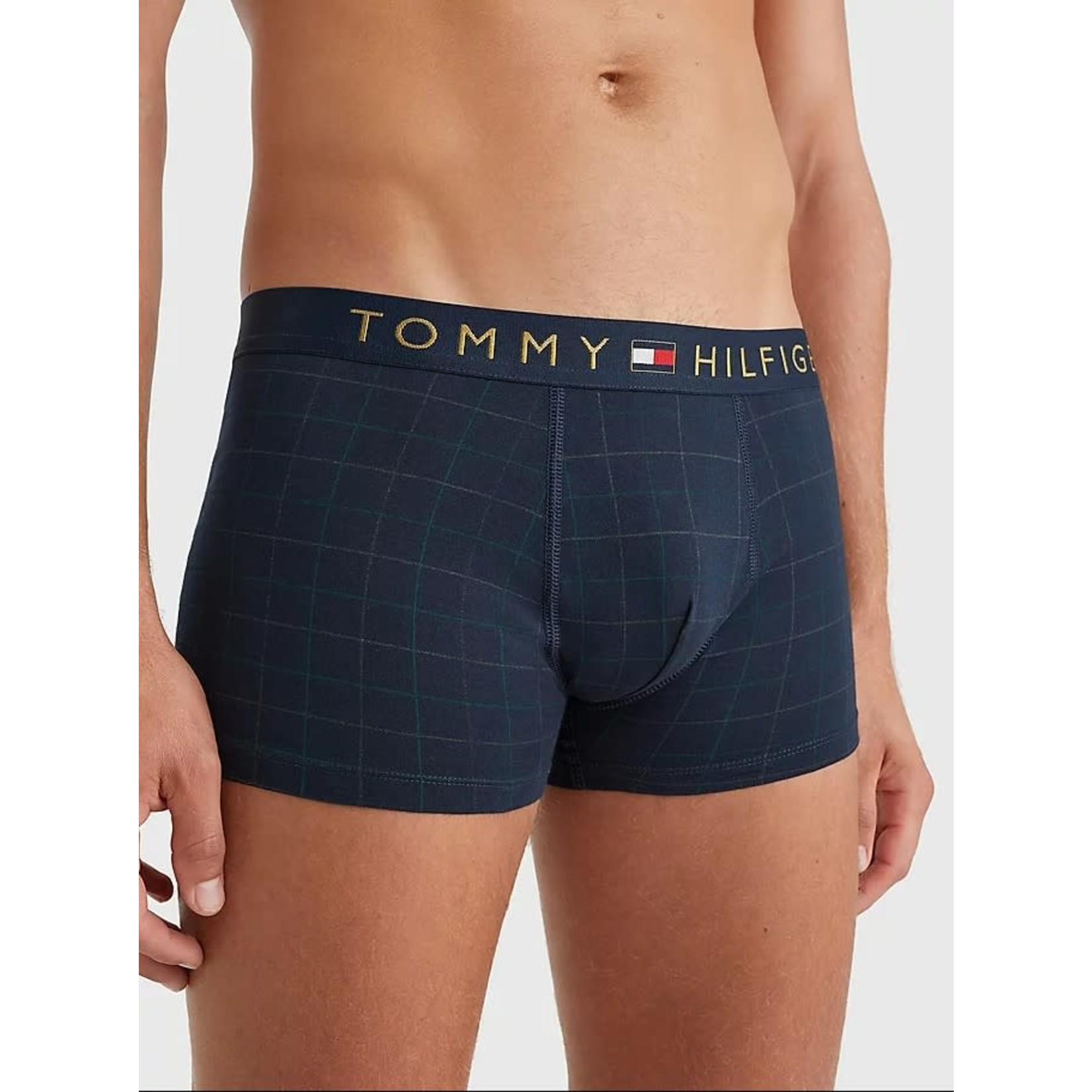 Tommy Hilfiger Tommy Hilfiger - Cadeauset boxershort en sokken - Donkerblauw/Geruit