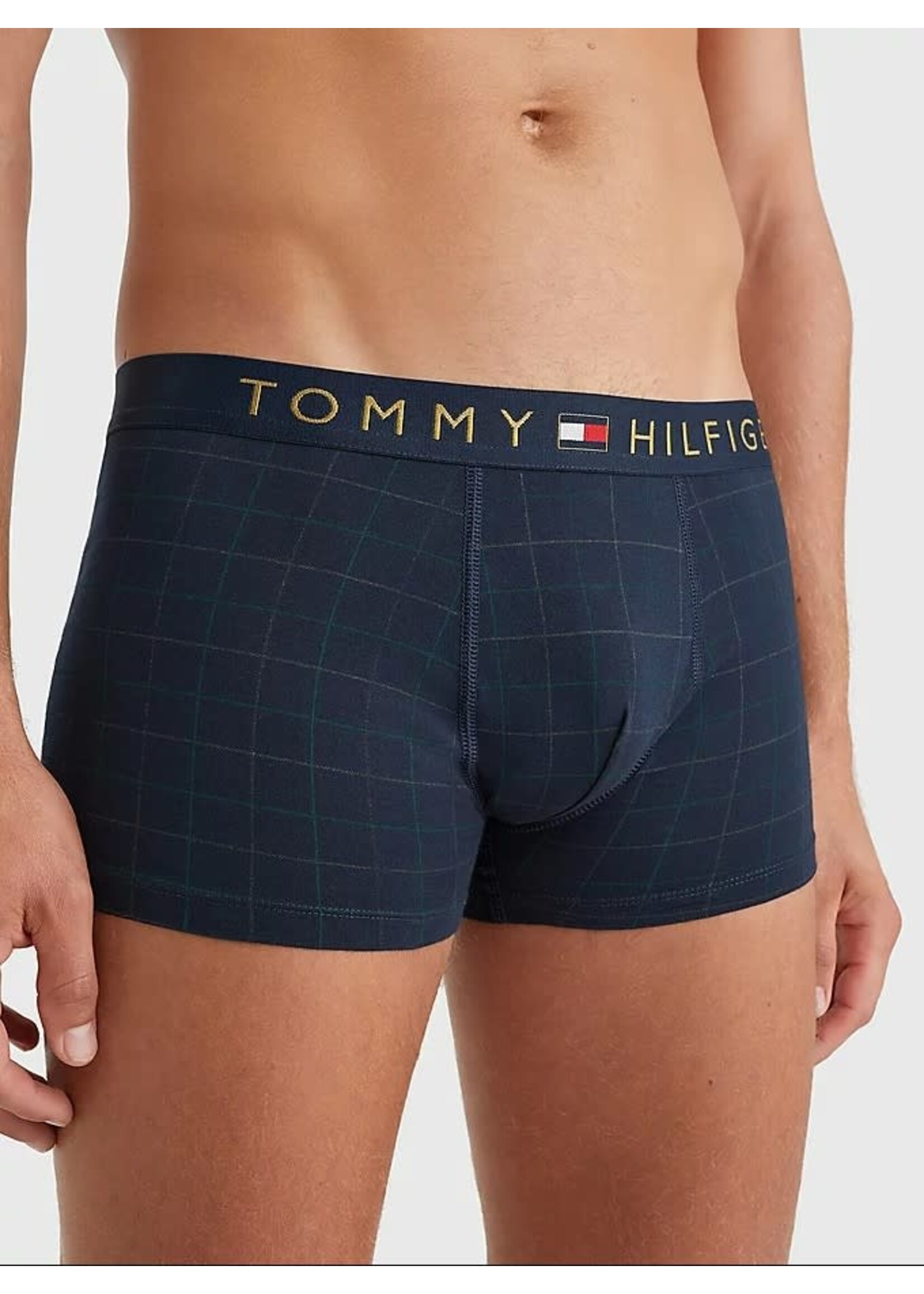 Tommy Hilfiger Tommy Hilfiger - Cadeauset boxershort en sokken - Donkerblauw/Geruit