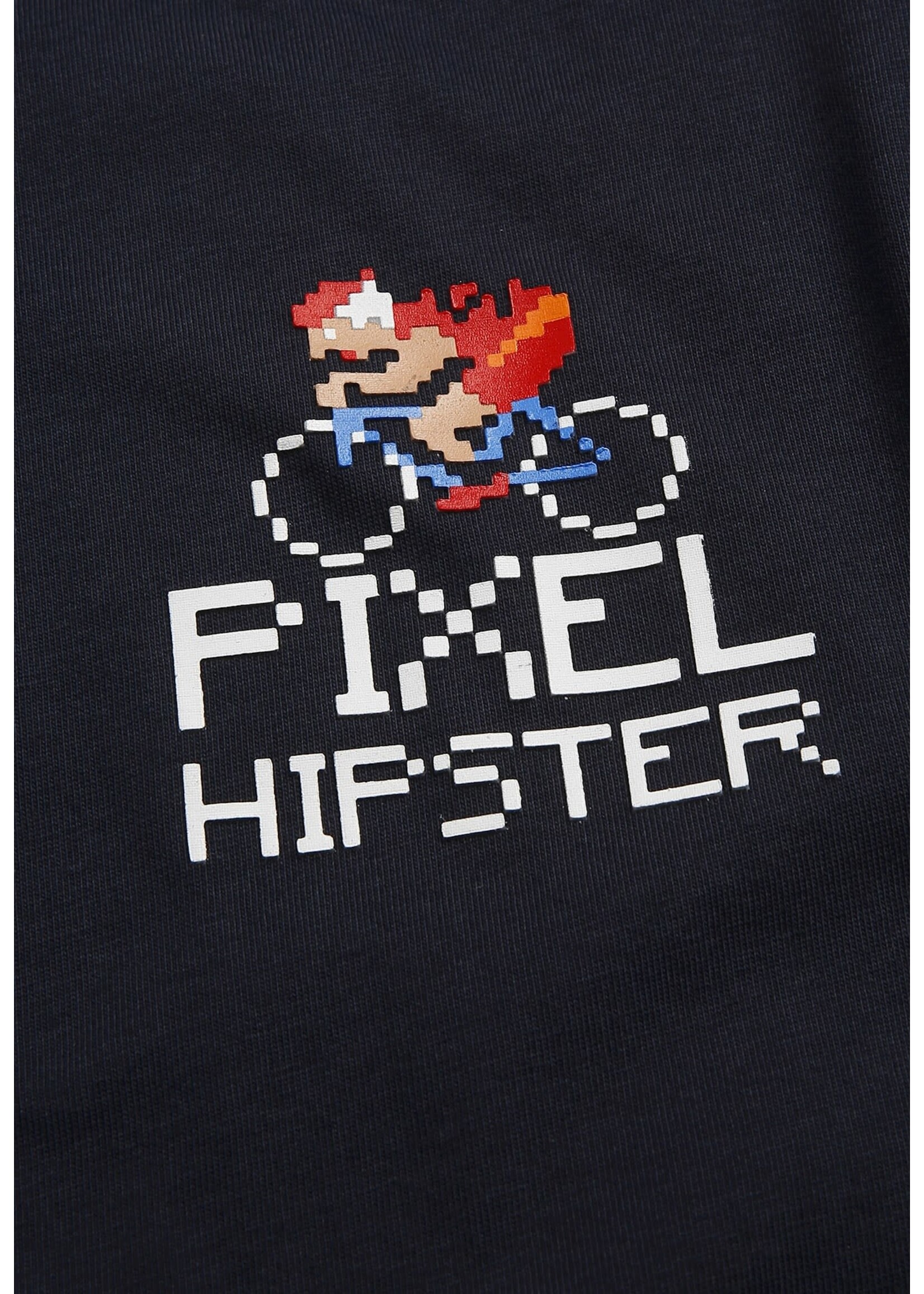 Antwrp Antwrp - Pixel Hipster T-shirt - Inktblauw