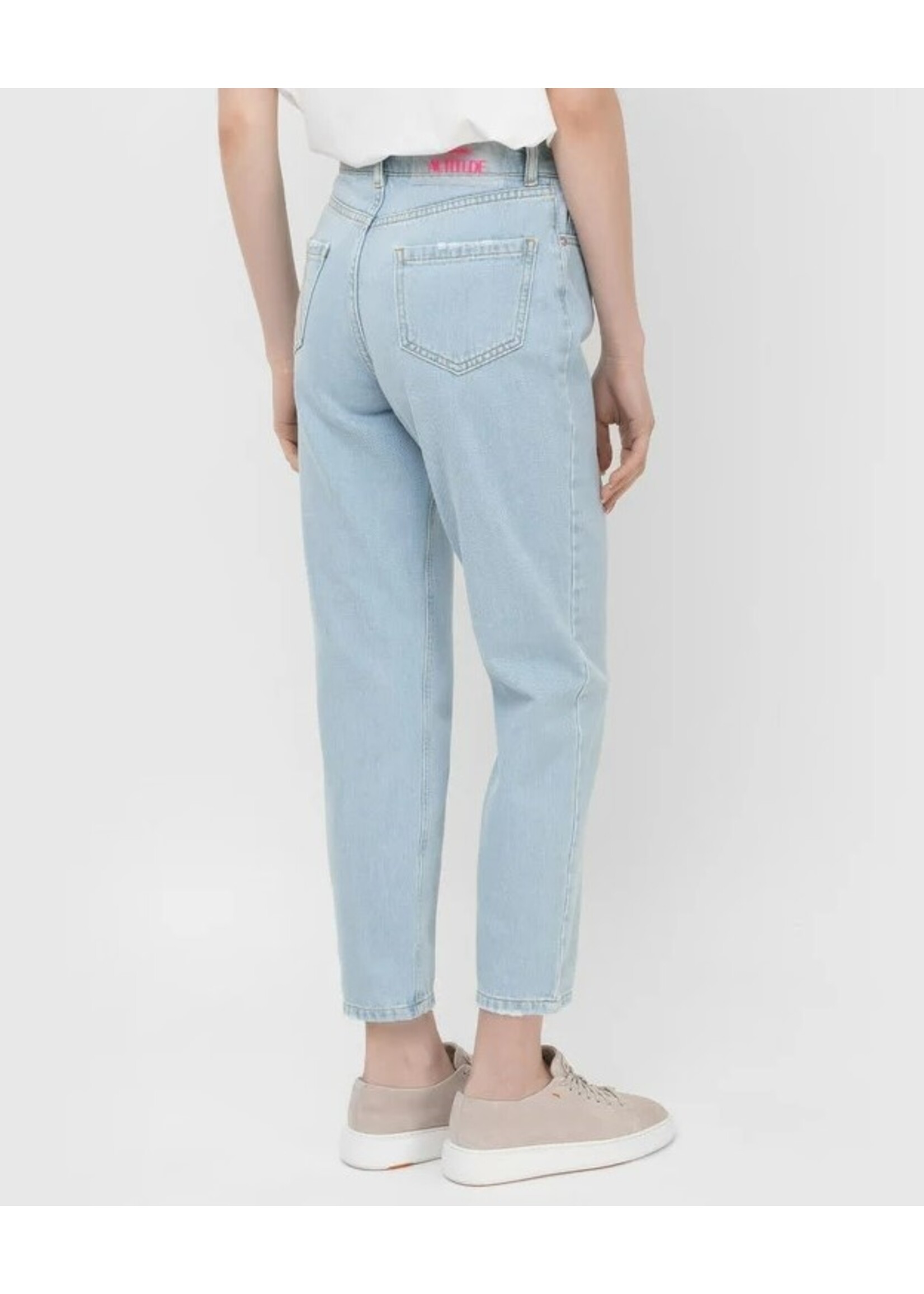 Twinset Actitude Twinset Actitude - Mom Jeans - Blauw