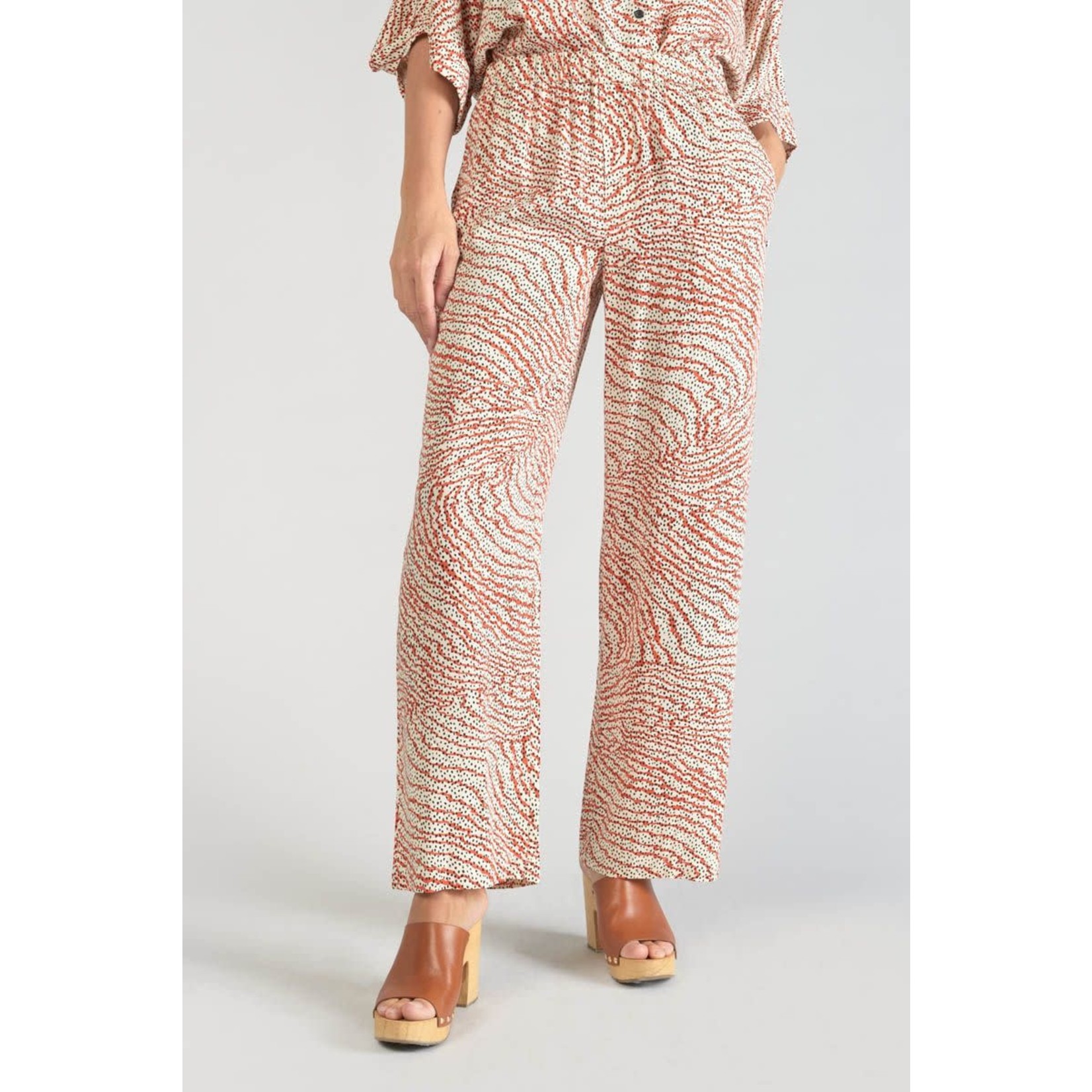 Le Temps Des Cerises Le Temps des Cerises - Yesa Broek - Oranje/Zebra