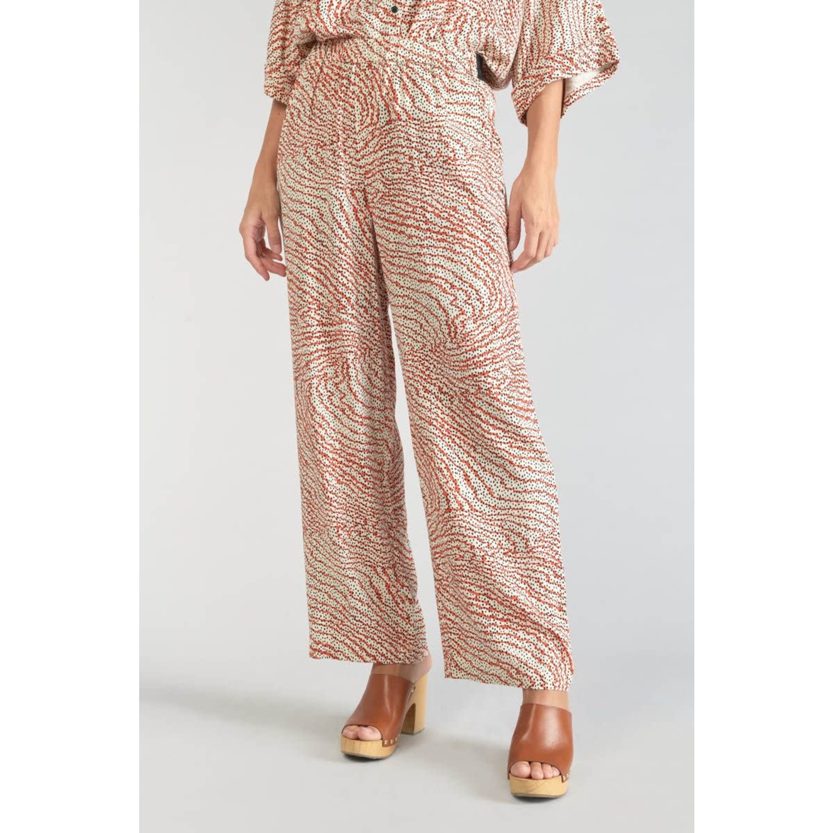 Le Temps Des Cerises Le Temps des Cerises - Yesa Broek - Oranje/Zebra