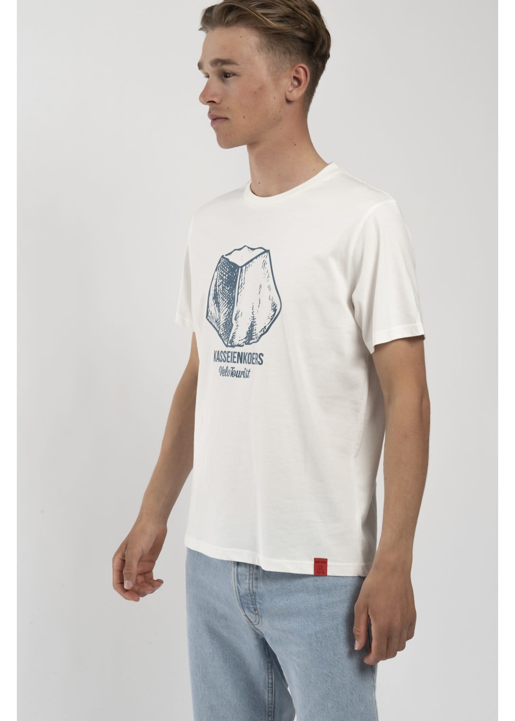 Antwrp Antwrp - T-shirt Kasseienkoers - Wit