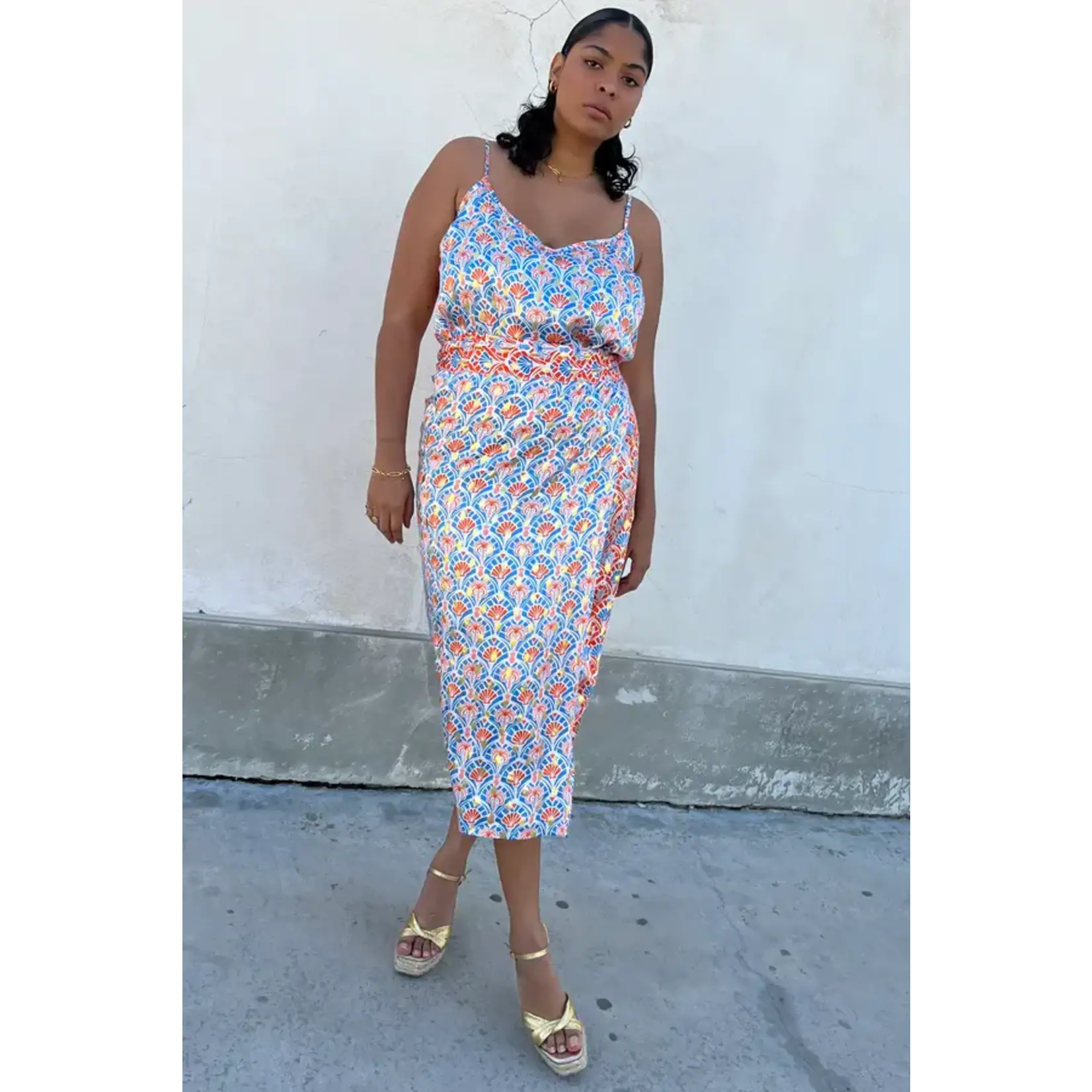 Never Fully Dressed Never Fully Dressed - Jaspre rok - Oranje/Blauw