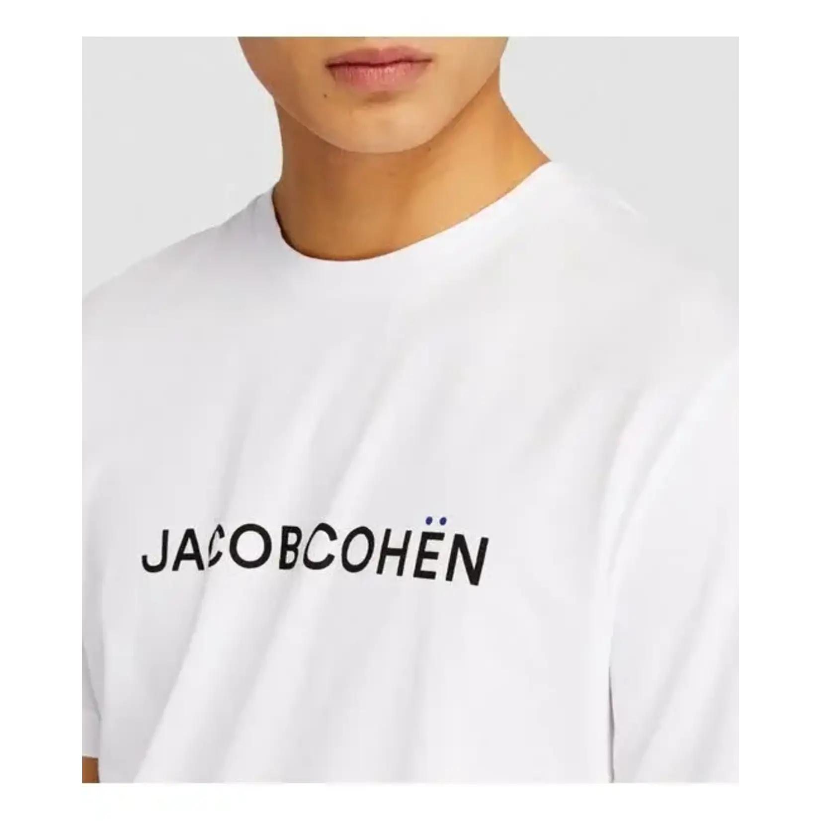 Jacob Cohen Jacob Cohën - T-shirt met logo - Wit
